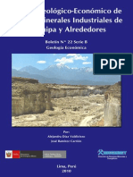 Boletin 22b Estudio Geológico Económico de Rocas y Minerales Industriales de Arequipa y Alrededores