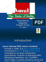 18274409 Ppt of Amul India