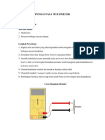 Penggunaan Multimeter