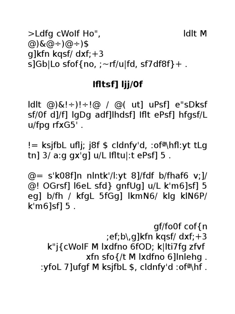Ifltsf Ljj 0f