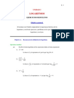 Ejercicios de Logaritomos Resueltos