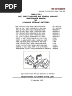 Lead - Acid Battery Maintenance Manual Sept.1998 133 Pages TM-9-6140-200-14