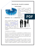 Administracion Del Talento Humano