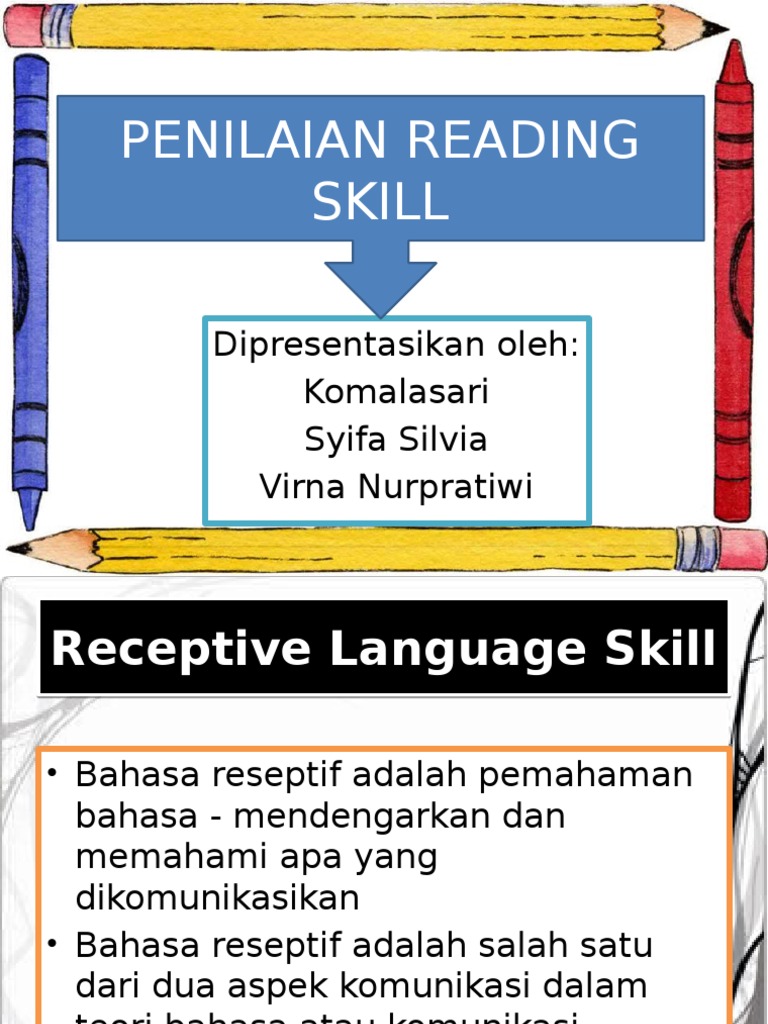 Penilaian Reading Skill