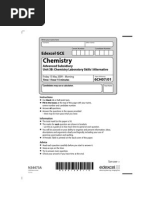 Chemistry Jun 2009 Actual Exam Paper Unit 3