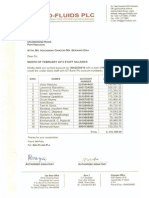 Transfer for Salary Feb 2015