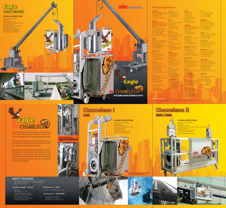 Gondola Eagle Chameleon 6ppbrochure 0409 Pdf Manufactured Goods Equipment