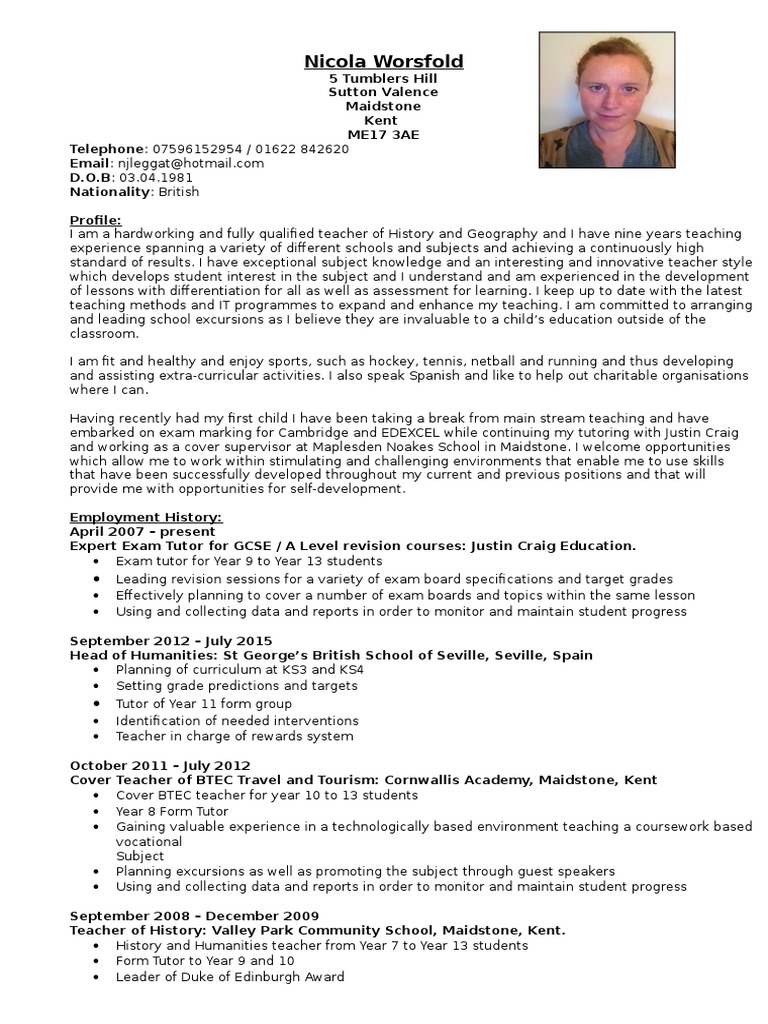 Home tutor experience in resume image