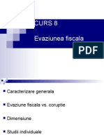 CURS 8 - Evaziunea Fiscala