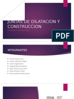 Juntas construcción y dilatación