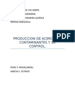 Contaminación en La Industria Del Acero