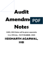 CA Final Audit Amendment Notes (RPT+Cost Audit)