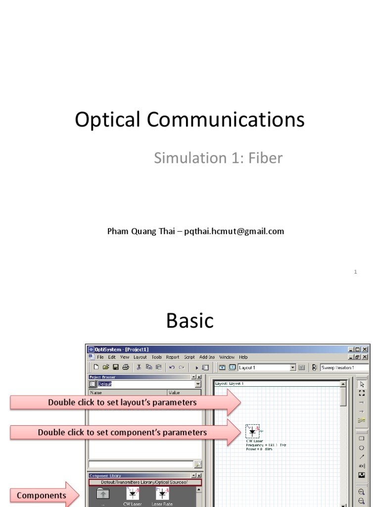 Optical Fiber Communication Analysis | PDF | Technology & Engineering