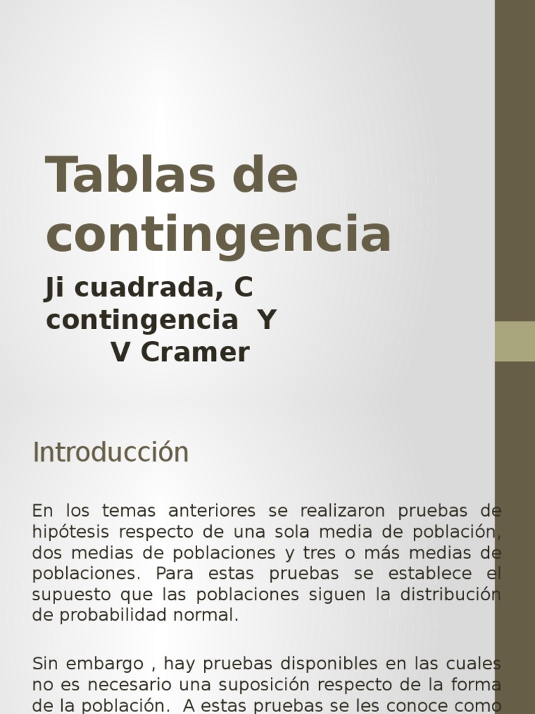 Tablas de Contingencia Ji Cuadrada, Coef de Contingencia y V de Cramer 2012 PDF Spss