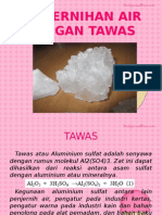 Penjernihan Air Dengan Tawas