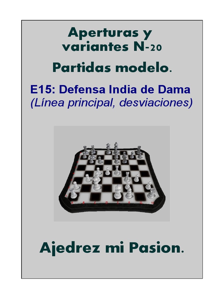 Variantes de la Defensa India de Dama | PDF | Aperturas de ajedrez ...