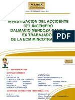 Investigacion Accidente Fatal Del Ing Dalmacio Mendoza Garcia