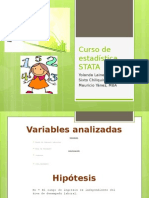 Curso de Estadística TAREA