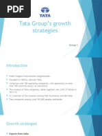 Tata Group's Growth Strategies