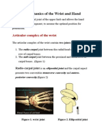 Biomechanics of the Wrist and Hand