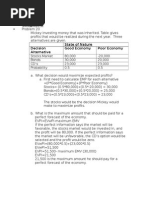 Chapter 3 Homework - Quantitive Analysis For Management