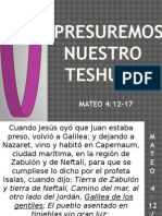 Apresuremos Nuestro Teshuva