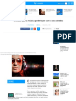 5 Coisas Que A Música Pode Fazer Com o Seu Cérebro