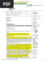 LIDOO Ator e a Supermarionete _ Craig _ Sala Preta