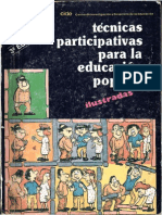 Tecnicas Participativas Para La Educacion Popular Ilustradas Tomo1