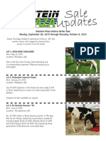 Sale Update Online Heifer Sale Fall Edition