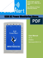 Alarma RTU5012 GSM AC Power Monitoring User Manual V1.0