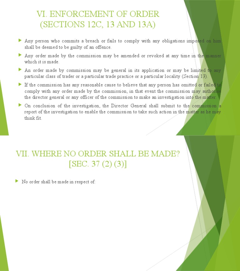 Enforcement of Order (Sections 12C, 13 | PDF | Criminal Justice | Crime ...