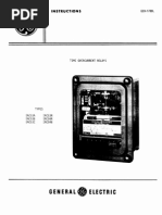 GE IAC Time Overcurrent Relay Guide | PDF | Relay | Series And Parallel ...