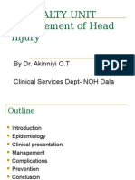 Management of Head Injury