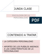 Segunda Clase Psicología Personalidad