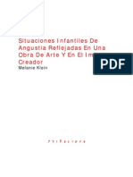 Situaciones Infantiles de Angustia Reflejadas