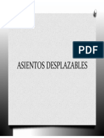 asientos desplazables