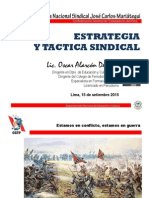 Estrategia y Táctica Sindical