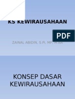  Konsep Dasar Kewirausahaan