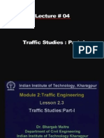 04 Traffic Studies _ Part - I