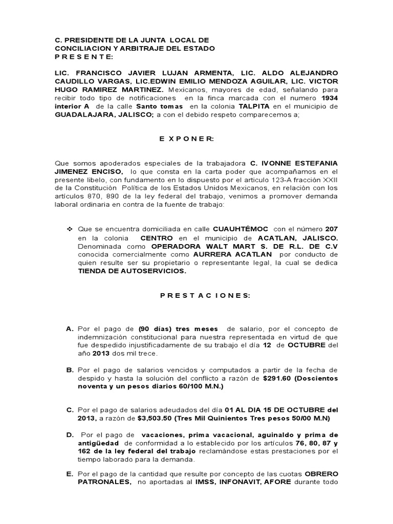 DEMANDA LABORAL.  México  Gobierno
