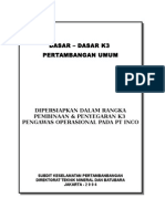 01 Dasar - Dasar k3 Pertambangan