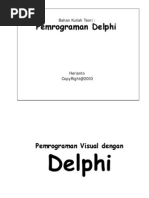 Download Pemrograman Delphi by Gan SN28389799 doc pdf