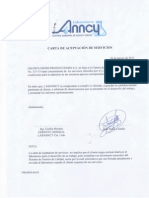 Carta de Aceptacion