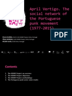 GUERRA, Paula MOREIRA, Tânia ALVES, Hélder (2015) - April Vertigo. The Social Network of The Portuguese Punk Movement (1977-2015) .