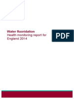 Water Fluoridation Health Monitoring For England Full Report 1apr2014 PDF