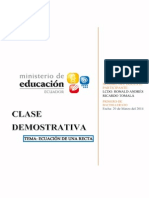 Clase Demostrativa