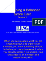 Developing Balance Scorecard