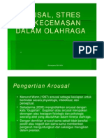 Arousal Stres Dan Kecemasan Dalam Olahraga PDF