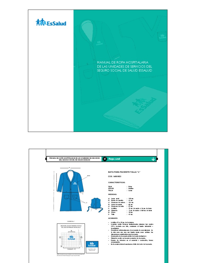 Manual Ropa Hospitalaria PDF | PDF | Camisa | Blanco
